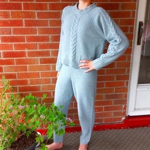 Roots Kids Matching Set in Light Blue